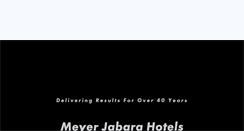 Desktop Screenshot of meyerjabarahotels.com